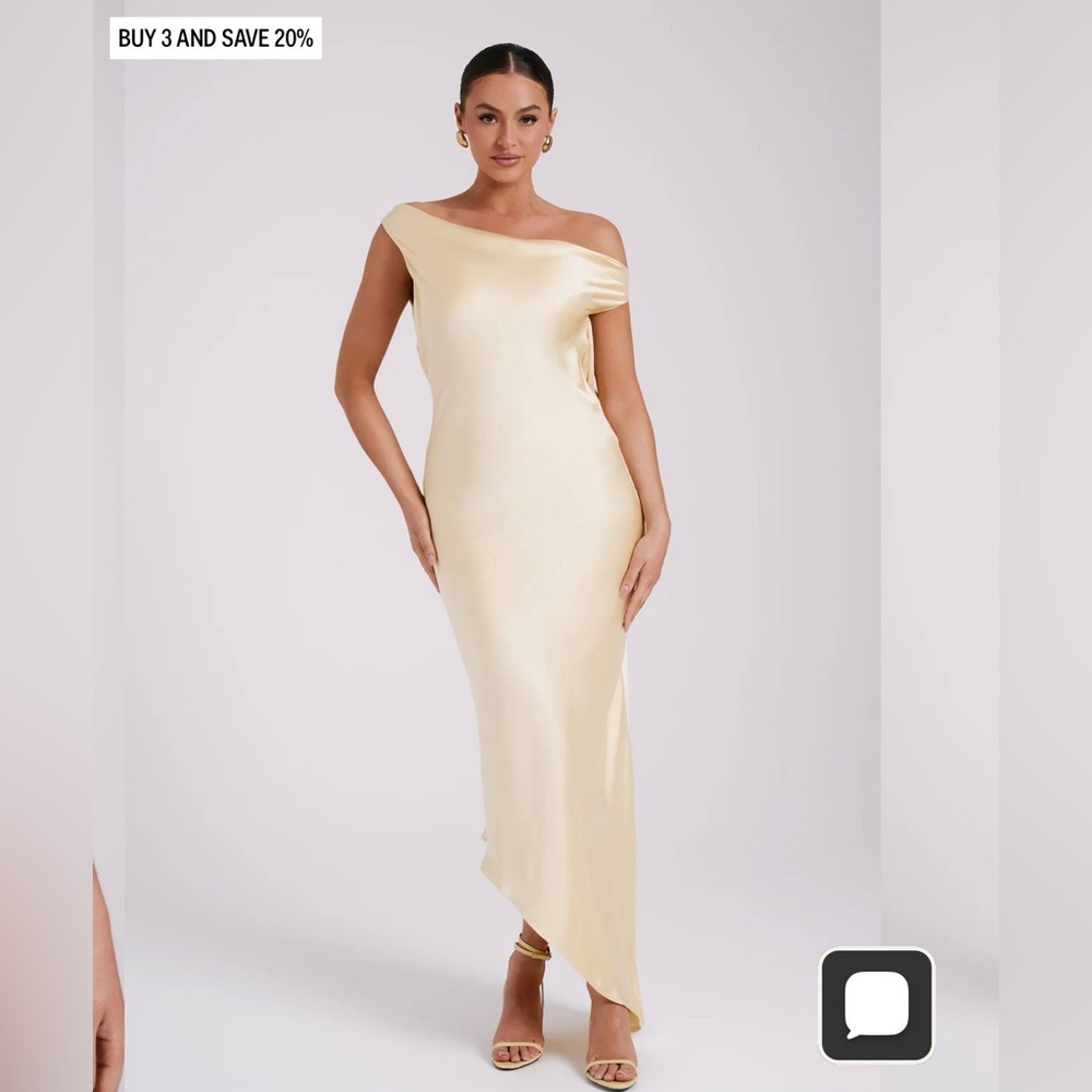 Meshki Asymmetrical Maxi Dress
